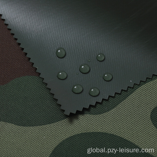 Luggage Cloth 600D PVC-Coated Camouflage Oxford Fabric for Luggage Manufactory